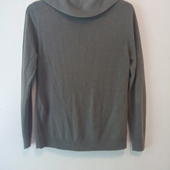 Taylor Marcs grey cardigan button down sweater L - Picture 2 of 4